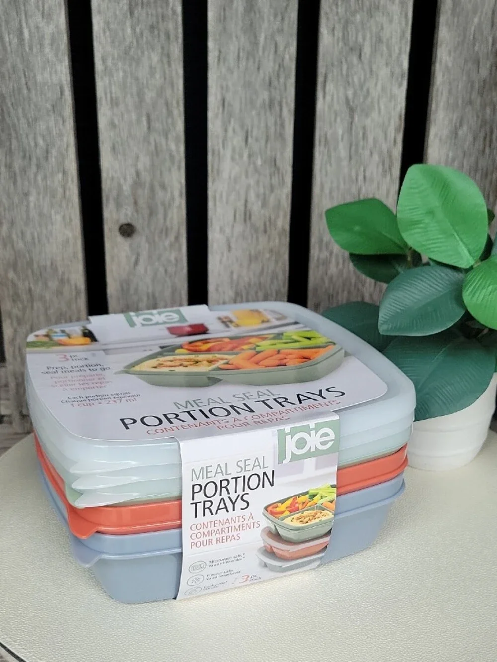 Joie Portion Trays 3 Pack- 4c Capacity